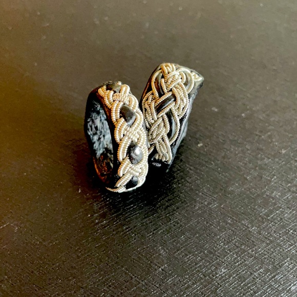 Maria Rudman Leather Rings - Picture 2 of 6